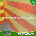 Alert plastic building safety warning net with uv protection